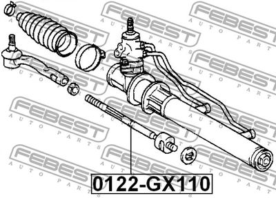 Тяга рулевая FEBEST 0122GX110