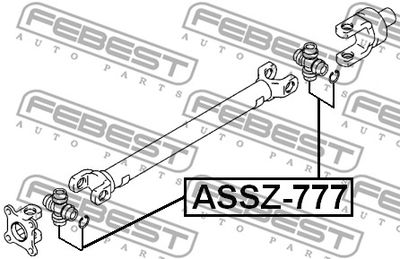 Крестовина карданного вала FEBEST ASSZ777