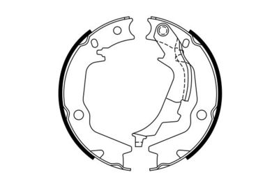 Колодки тормозные барабанные BOSCH 0986487769