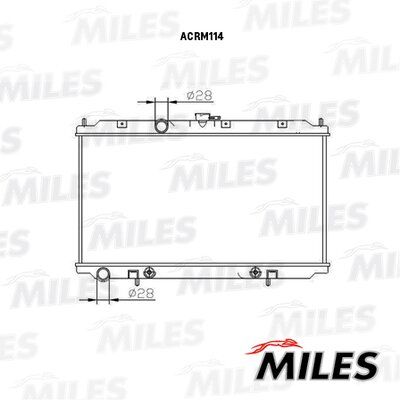 Радиатор Miles ACRM114