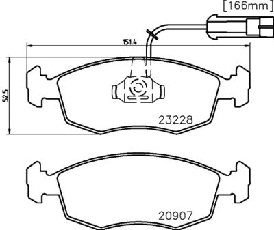 Колодки тормозные дисковые передние Mintex MDB1948