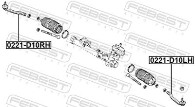 Наконечник рулевой NISSAN 4852000Q1A