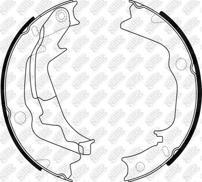 Колодки стояночного тормоза NIBK FN0661