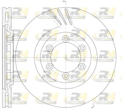 Диск тормозной передний ROADHOUSE 6100010