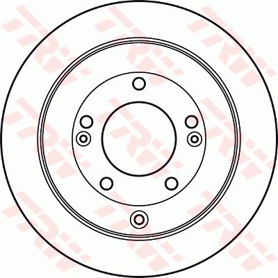 Диск тормозной TRW DF4937