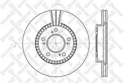 Диск тормозной передний STELLOX 60202622VSX
