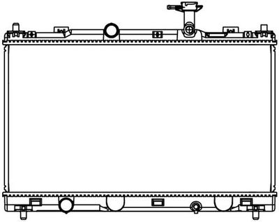 Радиатор охлаждения LUZAR LRC2444