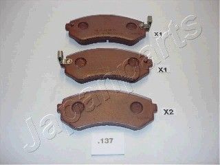 Колодки тормозные дисковые JAPANPARTS PP137AF