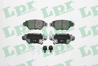 Колодки тормозные дисковые LPR 05P1227