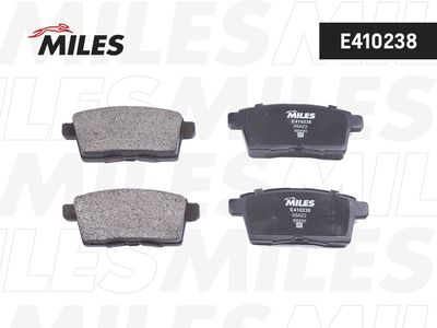Колодки тормозные задние Miles E410238