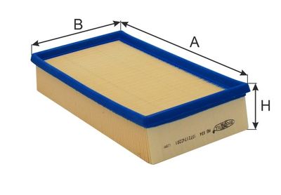 Фильтр воздушный BIG FILTER GB9791