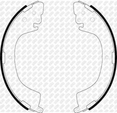 Колодки тормозные барабанные NIBK FN6718