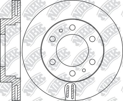 Диск тормозной передний NIBK RN1945