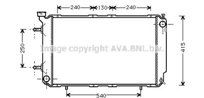Радиатор охлаждения AVA SU2041