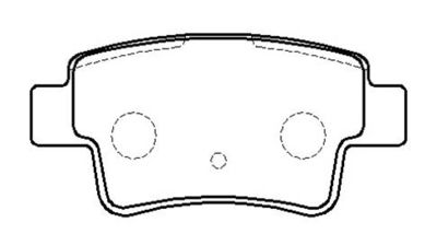 Колодки тормозные дисковые HSB HP9964