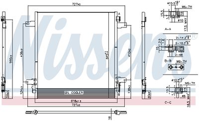 Радиатор кондиционера NISSENS 940619