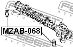 Сайлентблок рулевой рейки FEBEST MZAB068