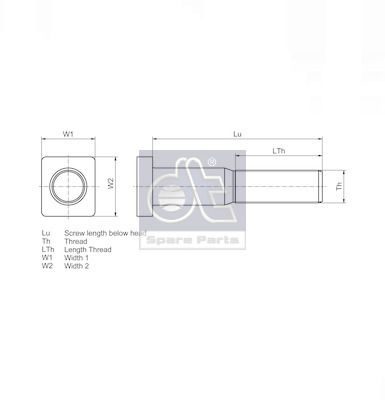 Шпилька колесная Diesel Technic 117039
