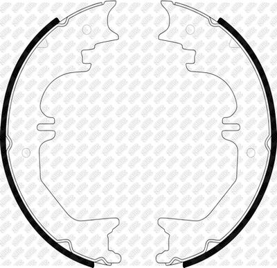 Колодки тормозные барабанные NIBK FN8905