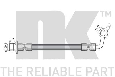 Шланг тормозной NK 854570