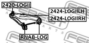 Опора шаровая переднего нижнего рычага FEBEST 2420LOGII