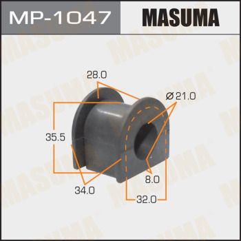 Втулка стабилизатора заднего Masuma MP1047