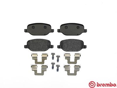 Колодки тормозные задние BREMBO P23109