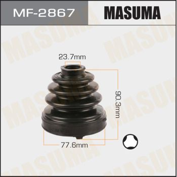 Пыльник ШРУС комплект Masuma MF2867