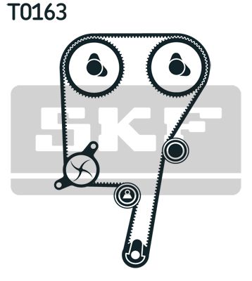 Комплект ремня ГРМ SKF VKMA06604
