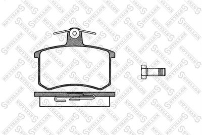 Колодки тормозные дисковые задние STELLOX 146010SX