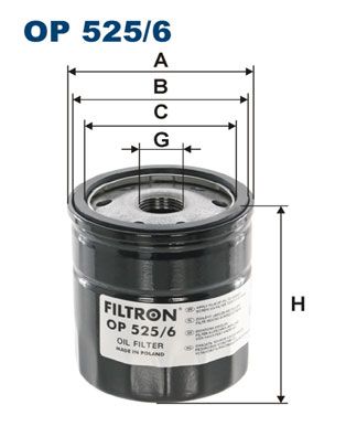 Фильтр масляный FILTRON OP5256