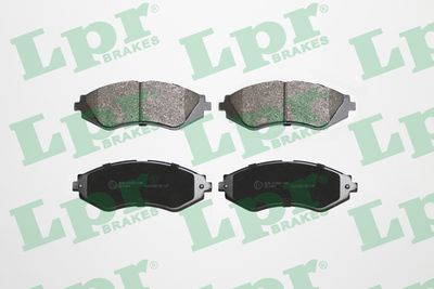 Колодки тормозные дисковые LPR 05P710