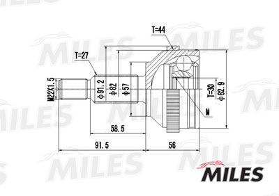 ШРУС наружный Miles GA20116