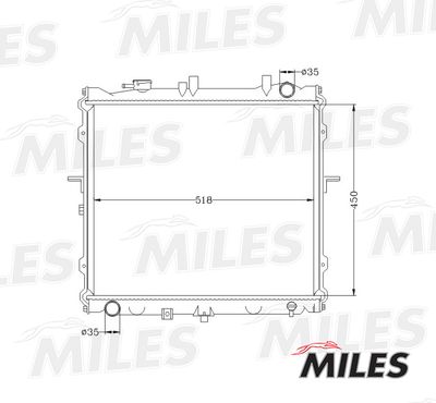 Радиатор Miles ACRB029