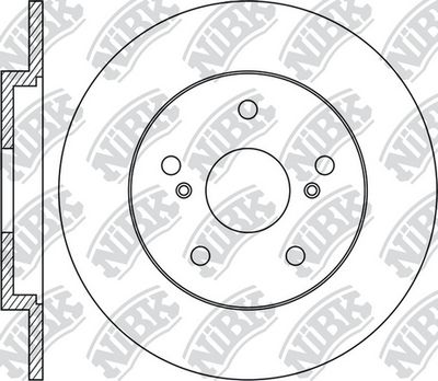 Диск тормозной задний NIBK RN1949