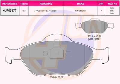 Колодки тормозные дисковые передние ZF RUSSIA GDB1419ZFR