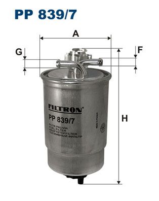 Фильтр топливный FILTRON PP8397