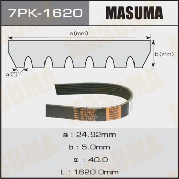 Ремень ручейковый Masuma 7PK1620