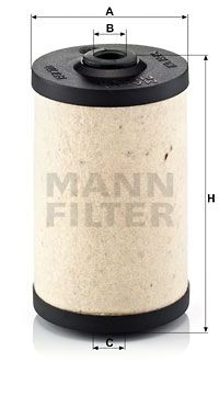 Фильтр топливный MANN-FILTER BFU700X