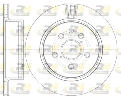 Диск тормозной задний вентилируемый ROADHOUSE 6125510