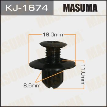 Клипса крепежная Masuma KJ1674