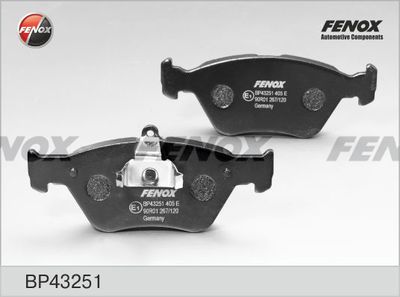Колодки тормозные дисковые FENOX BP43251