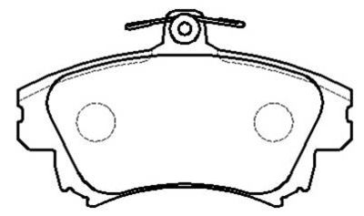 Колодки тормозные дисковые передние HSB HP9291