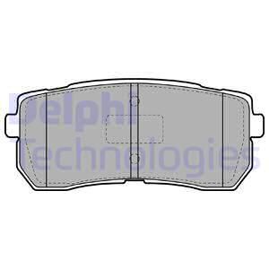 Колодки тормозные дисковые DELPHI LP2095
