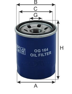 Фильтр масляный AMD AMDFL234