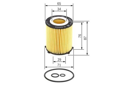 Фильтр масляный BOSCH F026407166