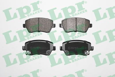 Колодки тормозные дисковые LPR 05P1621