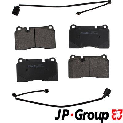 Колодки тормозные передние JP Group 1163606810