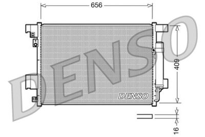 Радиатор кондиционера DENSO DCN21001
