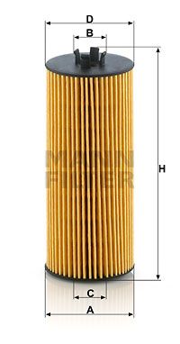 Фильтр масляный MANN-FILTER HU6008Z